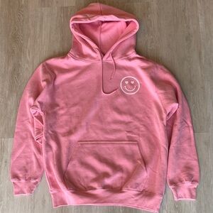 The Shop Forward, Pink Smiley Face Hoodie, size M